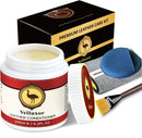 Furniture Salve for Leather 8.2oz, with Natural Emu Oil Luxury Leather Salve - Polisher, Moisturizer and Restorer for Couch/Furniture - Conditioner for Leather/Wood/Car Seat/Jacket/Boot/Vinyl — 1