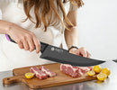 ASETY Knife Set, 15 PCS Kitchen Knife Set with Built-in Sharpener Block — 2