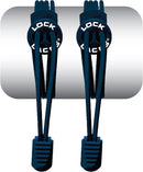 Lock Laces | Elastic No Tie Shoelaces | Navy Blue — 1