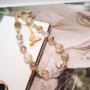 Beaded Phone Wrist Strap, Crystal Key chain Wristlet, Cute Purse Bag Charms photo 5