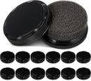 Loopeer 12Pcs Shoe Shine Sponge, Instant Leather Care | Round | Neutral — 1