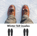 5 Pairs Wool Felt Insoles Winter Boots Insole Warm Breathable Cushion Inserts for Men and Women Size 40 — 8