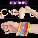 24Pcs Glow in the Dark Party Supplies for Kids/Adults, Flashing Light up Toys LED Bracelets Halloween Glow Sticks, Party Favors Carnival Birthday Concert Gifts Accessory | 24 pcs — 5
