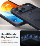 TORRAS for iPhone 18 Pro Case Magnetic Stand, 4X Military Protection, Black — 5