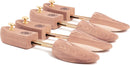 Cobbler's Choice Cedar Shoe Trees for Men - Wooden Split Toe - 2 Pack — 1