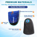 RooRuns 3/4 Plantar Fasciitis Insoles, Arch Support, Orthotic Shoes Inserts - Blue — 3