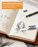 STAGEEK 0.5mm Mechanical Pencil, Drawing Pencil, with Eraser, 60 HB Leads | Black — 5