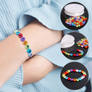 DECYOOL 1900pcs 7 Colors Round Letter Beads for Bracelets Jewelry Making — 6