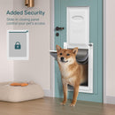 Baboni Dog Door for Door,3-Flap,Durable Plastic Frame,Large — 7