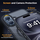 Miracase Magnetic Series for iPhone 16 Case [Compatible with MagSafe] Military-Grade Protection, Anti-Fingerprint, Slim Phone Case for iPhone 16 6.1 inch - Black — 5