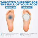 BloomLab Metatarsal Pads for Ball of Foot, 6 Pairs, 1/4" Thick, Trimmable 2
