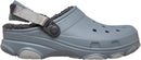Crocs Unisex-Adult Classic All Terrain Lined Clogs Adjustable Heel Strap | 11 Women/9 Men | Concrete — 5