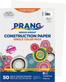 Prang (Formerly SunWorks) Construction Paper, White, 9" x 12", 50 Sheets (Pack of 2) | 화이트. | 50-Count (Pack of 2) — 2