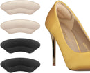 Heel Grips Liner, Cushions Heel Pads Insert Prevent Too Big, Slipping, Blisters, Filler for Loose Shoe Fit (NEW (Pale Apricot+Black)) — 1