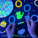 Glow in The Dark Pony Beads, 1000+pcs 6x9mm Kandi Beads Halloween Jewelry — 2