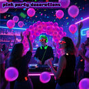 100 Pcs UV Neon Pink Balloons 12 inch Neon Party Supplies, Balloons, Glow in the Dark for Birthday, Graduation, Baby Shower,Wedding, Anniversary Valentines Party Decorations | Pink-a01 — 6