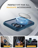 miracase Magnetic for iPhone 15 Pro Case [Compatible with MagSafe] Full-Body Phone case with Built-in Glass Screen Protector& Camera Protector, Military Drop Proof 15 Pro Cover 6.1 inch, Storm Blue — 5