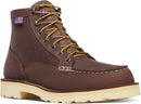 Danner 6" Bull Run Steel Toe Work Boots for Men - Brown Heel — 1
