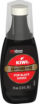 KIWI Leather Dye, Black, 2.5 oz (1 Bottle with Sponge Applicator) — 4