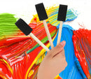 40 Pcs Foam Brush,1” Foam Paint Brushes, Wood Handle Sponge Paint Brush, Brushes for Painting for Staining, Varnishes, and DIY Craft Projects | 40PCS — 5