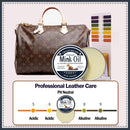Yomagine Leather Conditioner Cleaner, All-Natural 3.52 Oz Mink Oil Kit with Sponge, Waterproof Soften Brighten Restore Car Interior Shoe Boot, Saddle, Jacket, Purse, Glove, Vinyl and Leather Products — 8