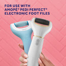 Amope Pedi Perfect Electric Callus Remover Foot File Roller Head Refills, with Diamond Crystals, Removes Hard & Dead Skin, Mixed Pack for Hard Skin, 1 Regular Coarse & 1 Ultra Coarse Refill – 2 Count — 7