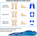 Kids Overpronation Arch Inserts Soft Orthotics Relieve Child's Foot Pain - Multicolor — 3