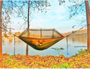 Sunyear Camping Hammock, Portable Single & Double Hammock with Net, 2 Person Hammock Tent with 2 * 10ft Straps, Best for Outdoor Hiking Survival Travel — 4