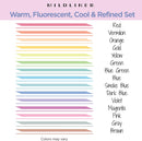 Zebra Pen MILDLINER No Bleed Highlighter, Assorted Colors, Dual Tip, 15-Pk | Assorted D | 1 Count (Pack of 15) — 3