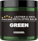STARTSO WORLD Leather Recoloring Balm, Pine Green Leather Repair Kit for Furniture, Leather Dye, Leather Color Restorer for Couches — 1
