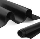 Shkira 12''X24'' Full Grain Black Leather Sheets for Crafts - Pieces for Leather Working - 1.3MM Thick Cowhide Pieces - Sheet for Sewing Hobby Arts and Crafts — 1