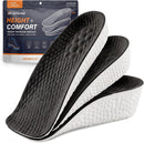 3 Pairs Height Increase Insoles for Men and Women - Comfort Height Booster Insoles with U-Shaped Heel Support - Breathable Steppers Insoles for Comfort and Confidence - 0.6IN & 1IN & 1.4IN - Black — 1