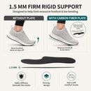 1 Pair 1.5mm Mortons Extension Carbon Fiber Insole for Men & Women — 3
