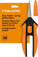 Fiskars 6" Steel Micro-Tip Pruning Scissors, Garden Snips for Small Plants — 1