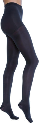 BSN Medical 115746 Jobst Opaque Compression Hose with Closed Toe, Waist High, Large, 20 mm - 30 mm HG Size, Midnight Navy — 1