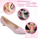 JIEYAO 4Pcs 3/4 High Heel Transparent Inserts, Clear Cushion Insoles Non-Skidding Adhesive Discreet Shoe Pads No-Show Insert for Sandals Flats Boots Pumps — 4