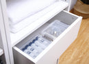 Citylife 10Packs 1.3Qt Small Storage Bins with Lids,Stackable Clear — 8