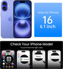Mkeke for iPhone 16 Case Clear [Not Yellowing] — 8