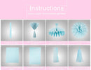 Gender Reveal Decorations Blue Pink - 23pcs Tissue Paper Flowers Pom Poms Banner Tassel Garland Streamers Baby Gender Reveal Theme Decor White Birthday Hanging Decor Ideas Supplies | Blue Pink White — 4