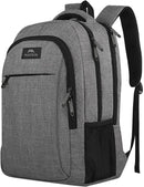 MATEIN Travel Laptop Backpack, 15.6 Inch College School Computer Bag, Grey | Austere Grey — 1