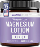 Magnum Solace Nighttime Magnesium Lotion with Arnica – Highly Concentrated Magnesium for Muscles & Joints – Apply to Legs or Feet Before Bed – Skin-Friendly — 1