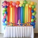 8 Crepe Paper Streamers, 656ft Pack of Rainbow Streamers Party Decorations | Multi-color | 8 Pack - Rainbow — 2