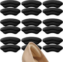 9 Pairs Heel Pads for Shoes High Heels, Shoe Inserts for Women Men, Heel Grips Liner for Womens, Foot Protectors Cushion Liners for Blisters, Heel Pain, Loose Shoes, Comfort Fillers (Black) - Black | 9 Pairs — 1