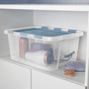 Sterilite Hinged Lid Storage Box Plastic Container, 20 Quart, 6-Pack — 5