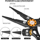 ZACX Fish Lip Gripper Pliers - Upgraded Muti-Function Hook Remover and Split Ring Pliers for Fly Fishing, Ice Fishing, Fishing Gear - Gift for Men (Package B) — 3