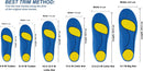 Bacophy Kids Arch Support Insoles Orthotic Cushioning Inserts Deep Heel Cup - Deep Blue — 6