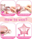 Pink Happy Birthday Party Decorations with Banner Balloons for Women Girls — 6