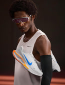 Nike Men's Journey Run Road Running Shoes - White/Blue Crystal/Total Orange — 2