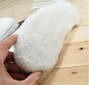 [2 Pair]Real Pure Sheepskin Luxury Insoles Sheepskin Lambswool Blended Shoe Insoles | Durable & Fluffy Perfect for Flat, Beige, [2-Pairs]US 8 — 5