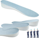 Brandone Height Insoles 1,2,3 Inch,Height Increase Insoles,Height Boosters,Orthopedic High Pads,Shoe Heel Lifts,Shoe Inserts Men Height,Heel Lifts for Achilles Tendonitis (10.12''Lx0.8''UP) (1 Pair) — 1